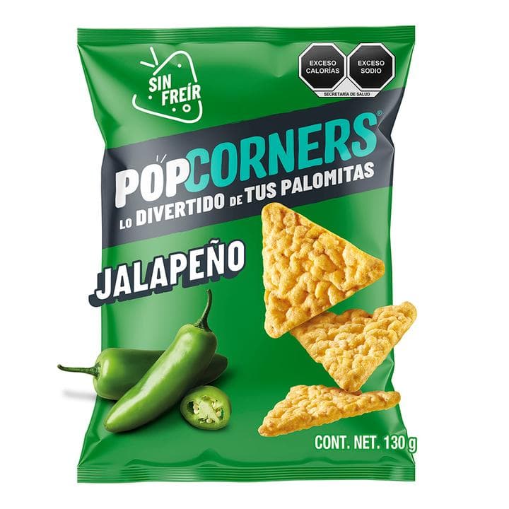 Popcorners Botana de Maíz Explotado Jalapeño 130 g - imagen 2