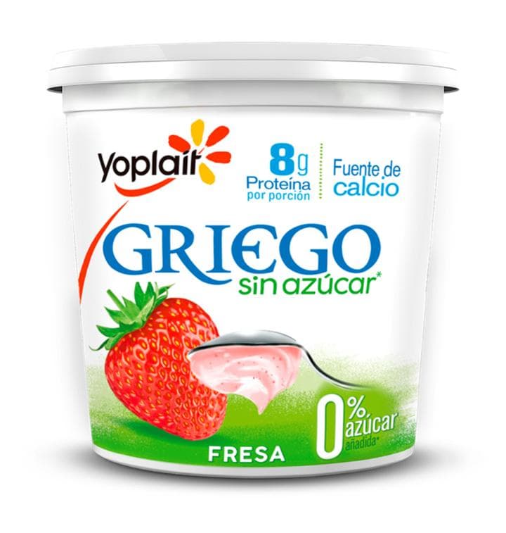 Yogurt Griego Sin Azúcar de Fresa 750 g