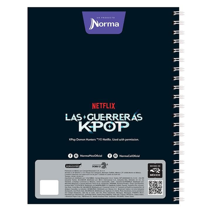 Cuaderno Americano Norma Las Guerreras K-Pop Raya - imagen 3