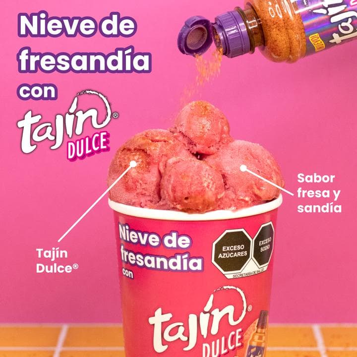 Nieve Tajín Fresandía con Tajín Dulce 1 L - imagen 5