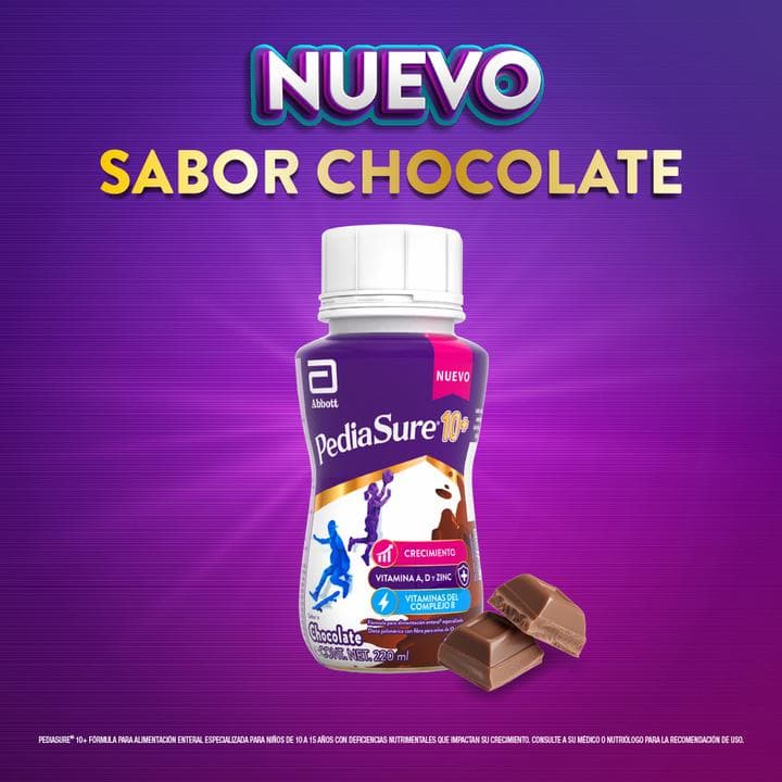 Liquido 10+ Sabor Chocolate 220 Ml - imagen 2