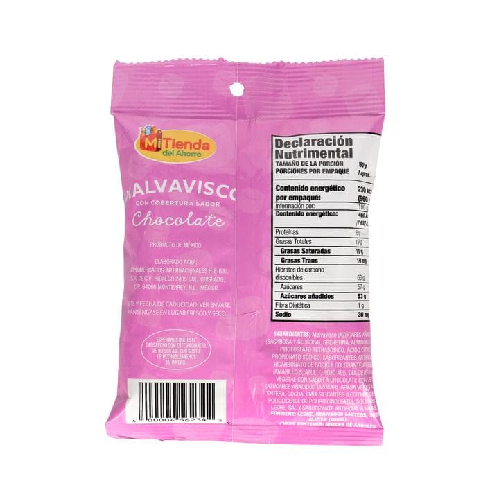 Mini Malvavisco con Cobertura Sabor Chocolate 50g 1 Pz - imagen 2